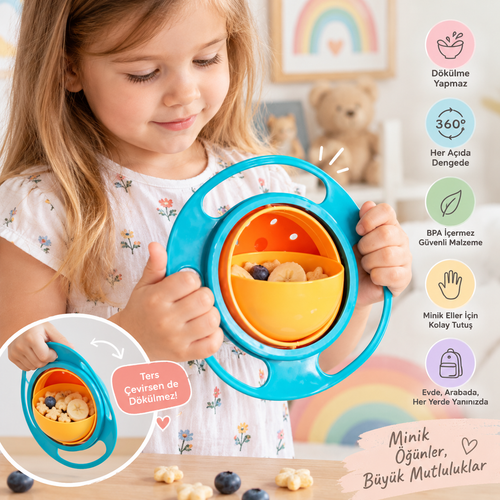 Dökülmeyen Bebek Mama Kasesi